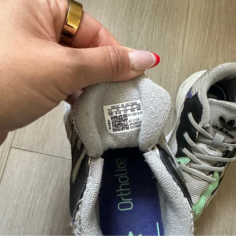 Adidas Kids Ortholite Sneakers - Multi-Color Design, Lightweight and Breathable